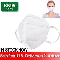 Safety ᴍᴀsᴋ, Disposable 3-Layer, Anti Dust Breathable Comfortable Medical Sanitary Personal Health Protection >95% Protection… (10pcs/Pack)