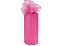 Pack Of 1, Solid Beauty Glimmer Tulle Ribbon 6" X 25 Yards For Special Occasions Such As Christmas & Weddings