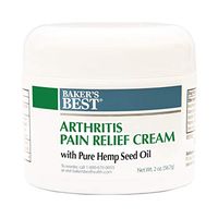 Baker’s Best Arthritis Pain Relief Cream with Hemp Seed Oil | Contains 100% Pure Natural Hemp Seed Oil