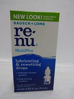 Bausch And Lomb Renu Multiplus Lubricating And Rewetting Drops - 8 ml (Pack of 3)