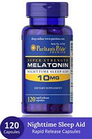 Puritan's Pride Super Strength Rapid Release Capsules Melatonin 10 Mg, 120Count