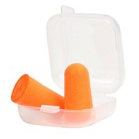 Sujing 1Pair Noise Cancelling Earplugs Soft Foam Earplugs Noise Reduction (orange)