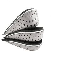 One Pair Hard Breathable Memory Foam Height Increase Insole Invisible Increased Heel Lifting Inserts Shoe Lifts Shoe Pads Elevator Insoles for Men Women (4cm height)