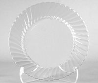 6" Clear Classicware Heavy Duty Plates (Cw6180Cl) 180/Case