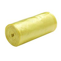 Moligh doll 1 Rolls 50 x 46 Cm Garbage Bags Single Color Thick Convenient Environmental Plastic Trash Bags Disposable Plastic Bag Yellow
