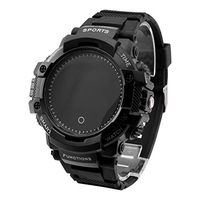 Meidexian888 Waterproof Sport Smart Watch Blood Pressure Heart Rate Monitor Watch,Color: Black