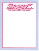 Mother's Day World's Best Mom Stationery Printer Paper 26 Sheets