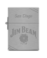 Zippo Jim Beam San Diego 1935 Replica with Slashes Pocket Lighter