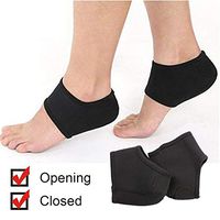 LLYU 3 Pairs Diving Cloth Neoprene exfoliating Heel Socks to Relieve Painful Breathable Heel pad Ankle Support (Size : L)