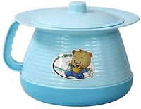 ASGON Baby Urinal Basin, Thickening Chamber Pot Childrens Household Toilet Urine Pots Buckets Men and Women with Cover Plastic to Prevent Odors Pink-Blue