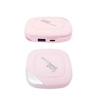 Fashionit Wireless Pink Powerpad and LED Beauty Mirror (Smart Phone Wireless Charger)