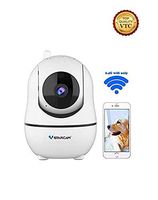 Home Security Camera ONVIF HD1080P 2MP WiFi IP Camera, 2 Way Audio,Night Vision, Baby, Pet Security (White)
