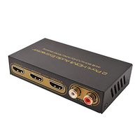 RONSHIN Video Converters-HDMI 2 Port HDMI Audio Extractor Splitter Supports 4K@60Hz/ UHD/ARC/EDID AU Plug,Audio Video Accessories