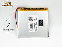 3 Lines 3.7V 5000mAh 409092 Lithium Polymer Ion Rechargeable Battery Lithium 3lines Polymer Li-Po Battery for MP4 GPS MP3 Bluetooth Stereo DIY Gift