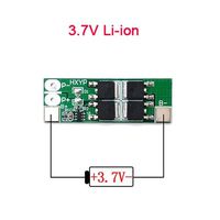 Batcus 1S 16A 3.7v li-ion 3.2v lifepo4 BMS 18650 BMS PCM Battery Protection Board BMS pcm for 1s Battery Cell Pack - (Color: 3.7V Green)