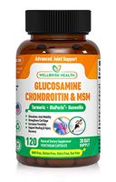 Glucosamine and Chondroitin Sulfate Turmeric MSM Boswellia - Anti-Inflammation, Antioxidant and Joint Pain Relief Supplement for Your Back, Knees, Hands- -120 Veggie Capsules