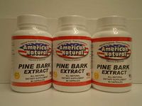 American Natural Pine Bark 3 PACK 3 x 60 capsules 100 mg 100% All Natural
