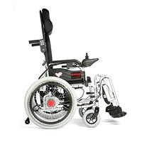Xiao Jian Electric Wheelchair, Elderly Disabled Folding Wheelchair, Portable Four-Wheel Smart Nursing Car Wheelchair