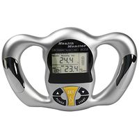 Aritone Handheld Digital Body Fat Analyzer Health Monitor, Portable Wireless Body Mass Index BMI Health Fat Loss Monitor (Sliver)