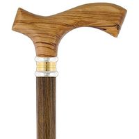 Genuine Olivewood Fritz Handle Walking Cane w/Ovangkol Shaft & Collar