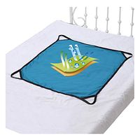 Patient Transfer Bedridden Slide Sheets Transfer Board Lift Pad Bedsore Prevention Hospital Bed Waterproof Repositioning Sheet with Handles (Blue) (Blue)