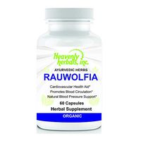 Rauwolfia Capsules, Organic Herbal Supplement – Rauvolfia Serpentina Blend | Ayurvedic Herb & Natural Remedy | Natural Blood Pressure Support, Cardiovascular Health Aid– 60 Ct. by Heavenly