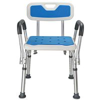 KYSZD-Benches Shower Chair, Adjustable Bath Stool with Free Assist Grab Bar, 3 Colors