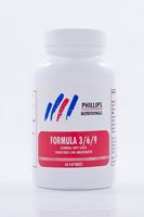 Essential Fatty Acids Formula 3/6/9 - EPA/DHA/Flaxseed/Olive Oil 60 Count