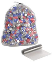 30 gal. Light Trash Bags, Clear, Coreless Roll of 500