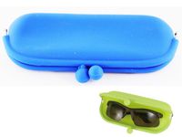 Silicone Eye Glass Case - Pochi Silicone Eyeglass Case (Blue)
