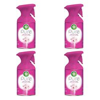 Air Wick Pure Air Freshener Spray Premium Fragrance Tropical Flowers 5.5 oz (4 Spray Bottles)