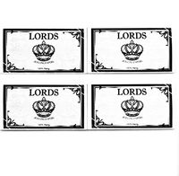 Lords Rolling Papers, 100% Organic Rolling Papers - 4 BOOKLETS