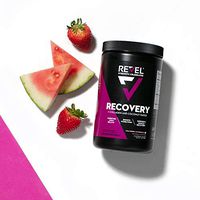 Revel Recovery for Women | BCAA Plus Collagen Powder | Essential Amino Acids and Coconut Water | Nutritional Supplement | Promote Energy Recovery Hydration | 30 Servings (Strawberry Watermelon)
