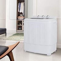 Happy Home with Compact Twin Tub Washing Machine Fast Dryer & Efficient Spin Washer Top Load