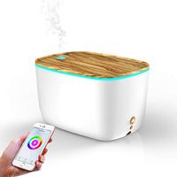 Smart Wifi Essential Oil Diffuser Works with Alexa Google Home APP, 2000ml Ultrasonic Cool Mist Humidifier Remote Control Voice Control Scenario and Automation Setting, Aromatherapy Diffusers for Home