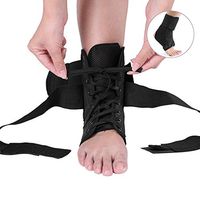 TMISHION Ankle Brace, Ankle Protection with Adjustable Ankle Strap Foot Support to Relieve Muscles Women Men(L)