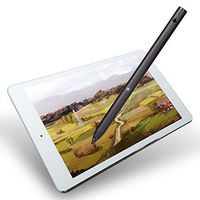 Active Stylus Pen, Rechargeable High Precision Adjustable Fine Point Tip Capacitive Styli for iOS/Android/Windows Touchscreen Smart Phones, Tablets, Notebooks Etc. (Black)