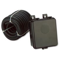 Dakota Alert DCHT-2500 Wireless Driveway Alarm System - Long Range Transmitter with 25-FT Rubber Hose Vehicle Sensor for DCR-2500, PR-2500 Receivers