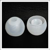 3 Pair Clear Medium Monster iSport Immersion Replacement Silicone Ear Buds Gels Cushions Tips