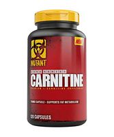 Mutant Carnitine Capsules – Proven Levels (2250 Mg Per Dose) of the Stabilized Form of L Carnitine (L-Carnitine-L-Tartrate) Plus the Patented Absorption Agent Bioperine - 120 Capsules Per Bottle