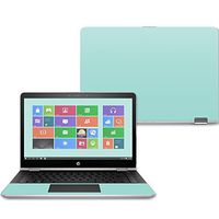 MightySkins Skin Compatible with HP Pavilion x360 14" (2017) - Solid Seafoam | Protective, Durable, and Unique Vinyl Decal wrap Cover | Easy to Apply, Remove, and Change Styles | Made in The USA