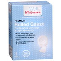 Walgreens Premium Rolled Gauze, 2 Inch, 2.5 yd