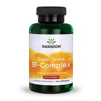 Swanson B Vitamin Stress Complex with Vitamin C Stress Relief Energy Immune Health 500 mg 100 Capsules