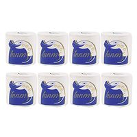 Soft Toilet Paper Family Mega Rolls, Bath Tissue Ultra Gentle Toilet Paper, 10 Regular Rolls for Workshop Restaurant Bathroom Kitchen Toilet Tissue Paper Degradable Roll Paper (star 8)