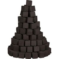 VooV Large Coconut Hookah Charcoal Coals Cube Shaped – 120 Pieces (2kg)