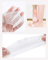 XINJIA Gel Metatarsal Pads Breathable Soft Gel Ball of Foot Cushions Forefoot Pain Relief Bunion Slip Resistant Pads