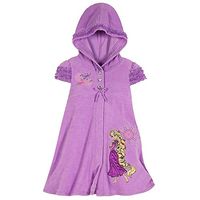 Disney Store Rapunzel Hooded Swimsuit Cover Up Swimwear Size XXS 2/3