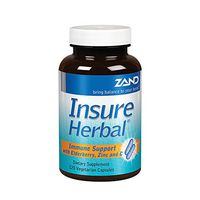 Zand Insure Herbal Immune Support | Vitamin C, Zinc, Echinacea, Goldenseal & Herbal Blend w/Elderberry, Ginger & More | Lab Verified | 120 Veg Caps