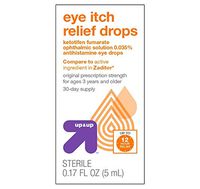 Eye Itch Relief Drops - 0.17 fl oz - Up&Up™ (Compare to Active Ingredient in Zaditor)