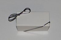 6" Silver Stretch Loops 50ct for Candy Boxes / Jewelry Boxes